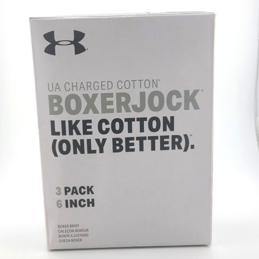 Under Armour Men's Charged Cotton 6" Boxerjock® – 3-Pack